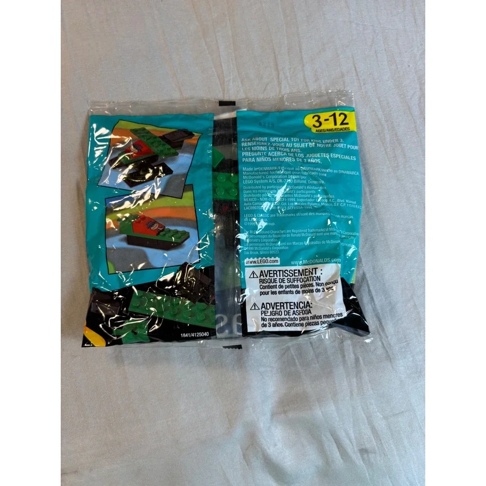 Vintage 1999 McDonalds Happy Meal LEGO Classic Set 1-7 Complete